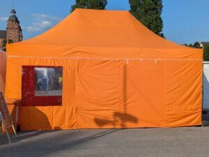 Pavillon Orange 6x3 Meter