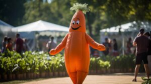 Maskottchen Gesunde Ernährung